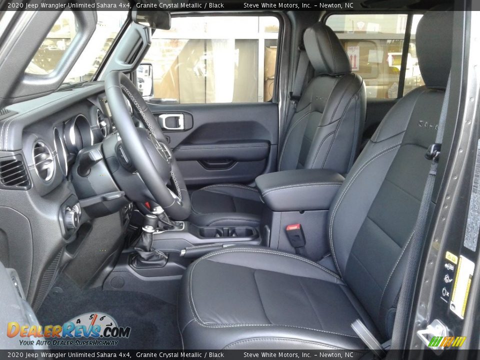 2020 Jeep Wrangler Unlimited Sahara 4x4 Granite Crystal Metallic / Black Photo #10