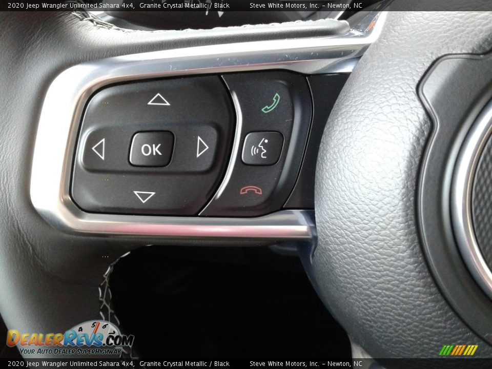 2020 Jeep Wrangler Unlimited Sahara 4x4 Granite Crystal Metallic / Black Photo #16