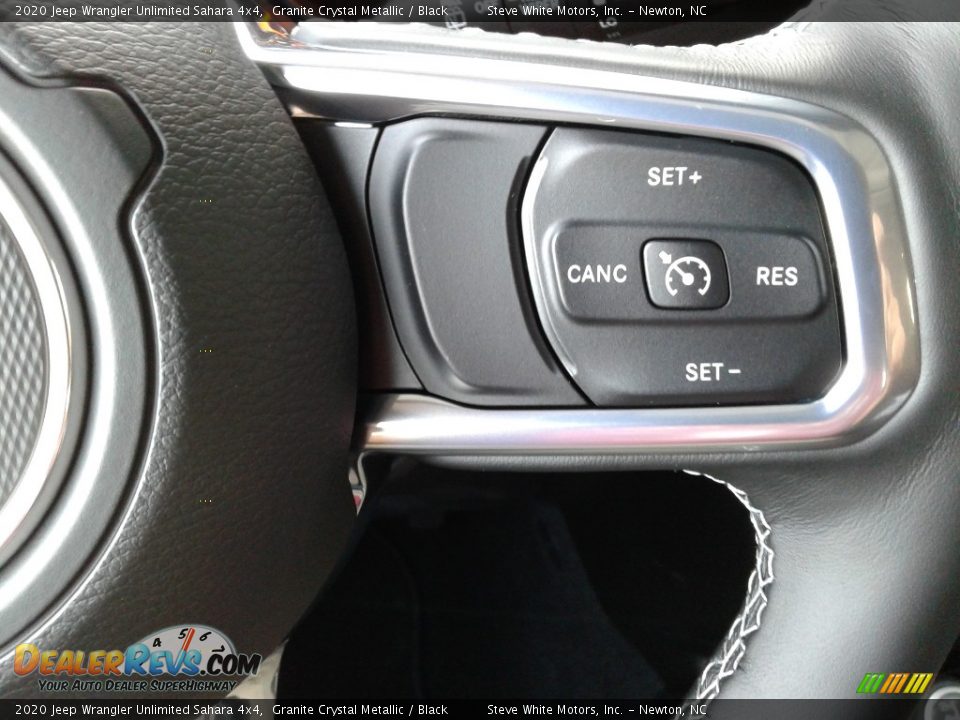 2020 Jeep Wrangler Unlimited Sahara 4x4 Granite Crystal Metallic / Black Photo #17