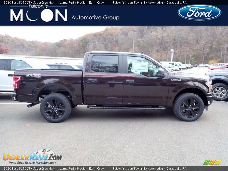 2020 Ford F150 STX SuperCrew 4x4 Magma Red / Medium Earth Gray Photo #1