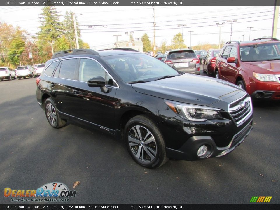 2019 Subaru Outback 2.5i Limited Crystal Black Silica / Slate Black Photo #4