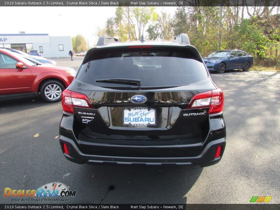 2019 Subaru Outback 2.5i Limited Crystal Black Silica / Slate Black Photo #7