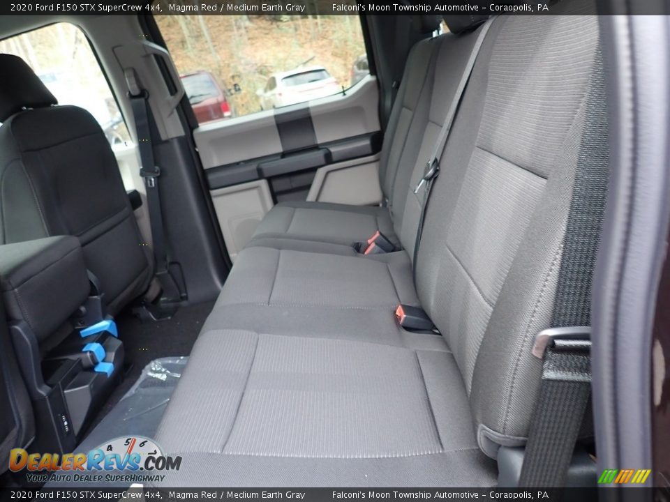 2020 Ford F150 STX SuperCrew 4x4 Magma Red / Medium Earth Gray Photo #7