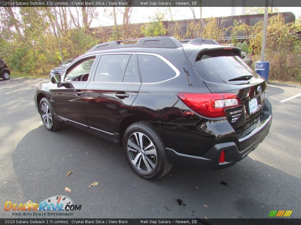 2019 Subaru Outback 2.5i Limited Crystal Black Silica / Slate Black Photo #8