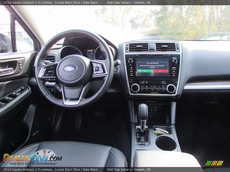 2019 Subaru Outback 2.5i Limited Crystal Black Silica / Slate Black Photo #10