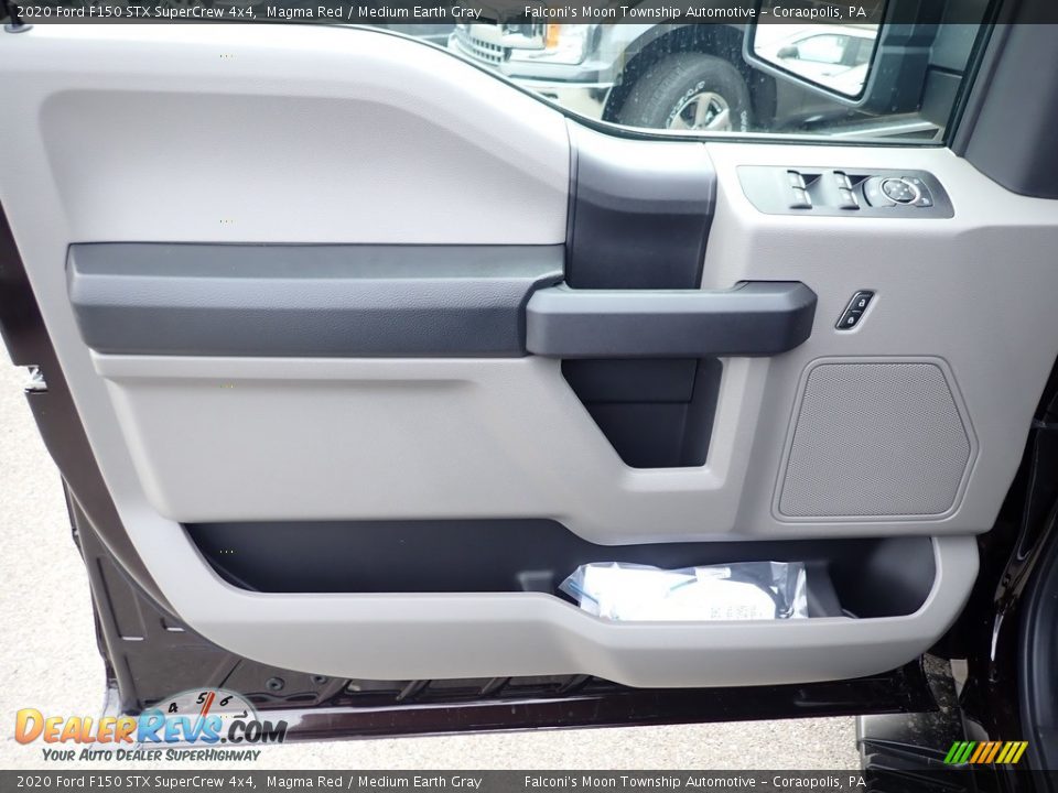 2020 Ford F150 STX SuperCrew 4x4 Magma Red / Medium Earth Gray Photo #10