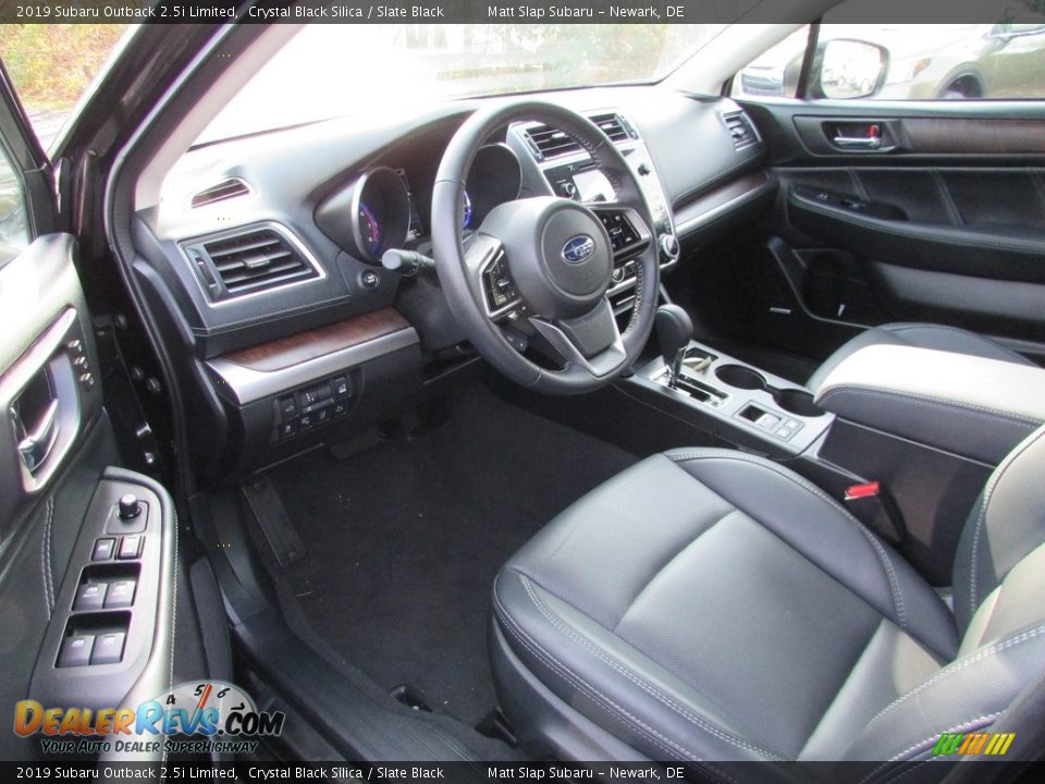 2019 Subaru Outback 2.5i Limited Crystal Black Silica / Slate Black Photo #12