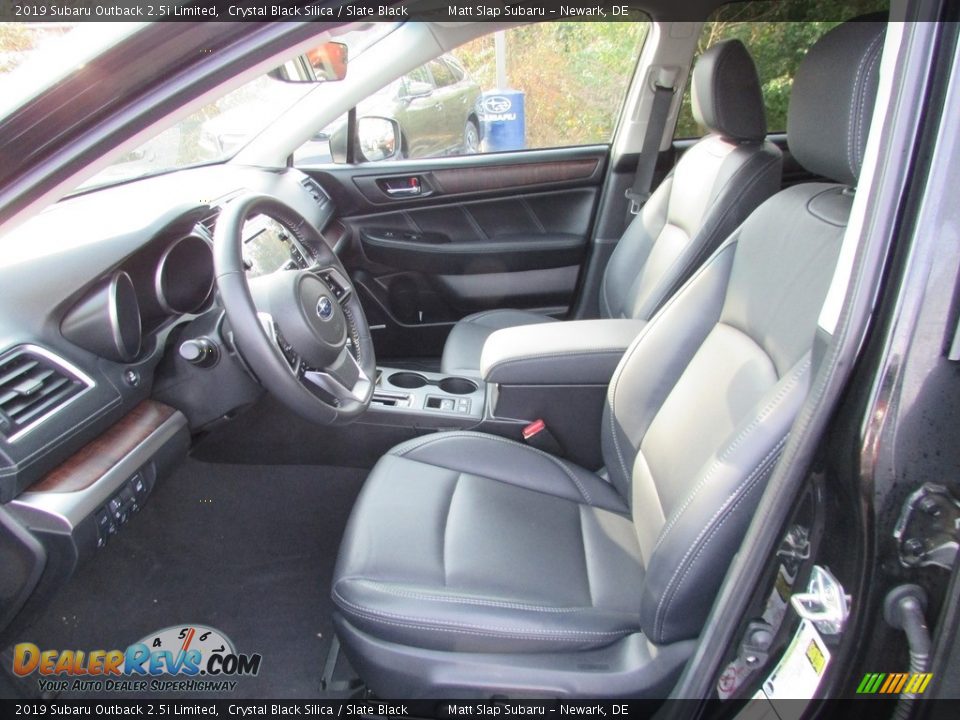 2019 Subaru Outback 2.5i Limited Crystal Black Silica / Slate Black Photo #13