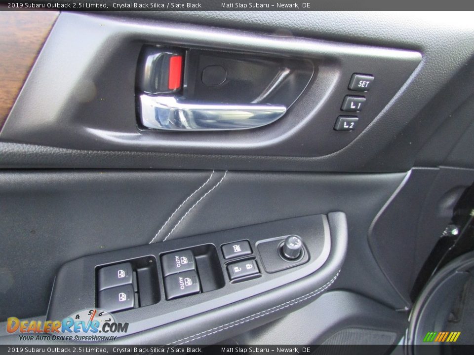 2019 Subaru Outback 2.5i Limited Crystal Black Silica / Slate Black Photo #15