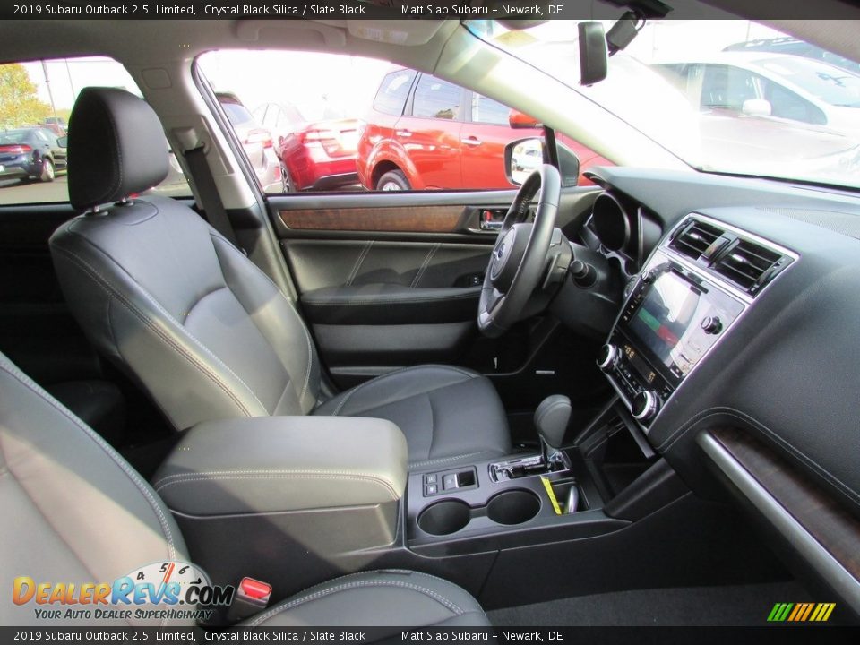2019 Subaru Outback 2.5i Limited Crystal Black Silica / Slate Black Photo #17