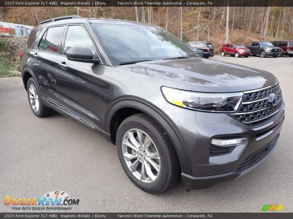 2020 Ford Explorer XLT 4WD Magnetic Metallic / Ebony Photo #3