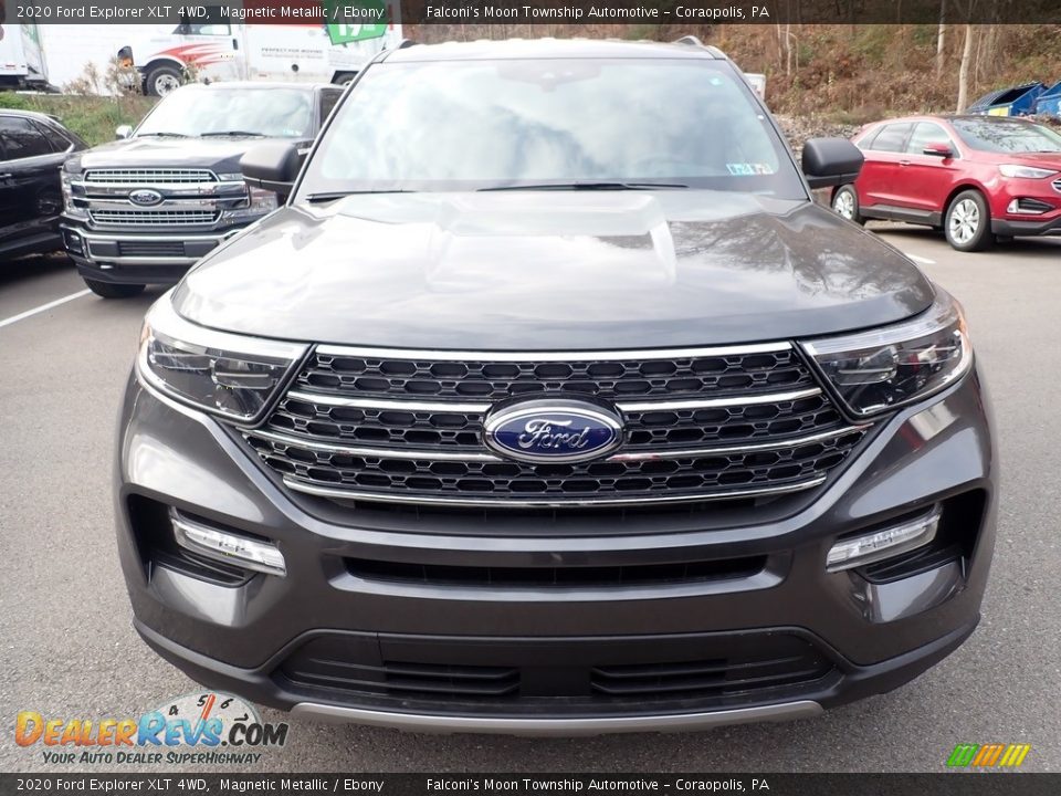 2020 Ford Explorer XLT 4WD Magnetic Metallic / Ebony Photo #4