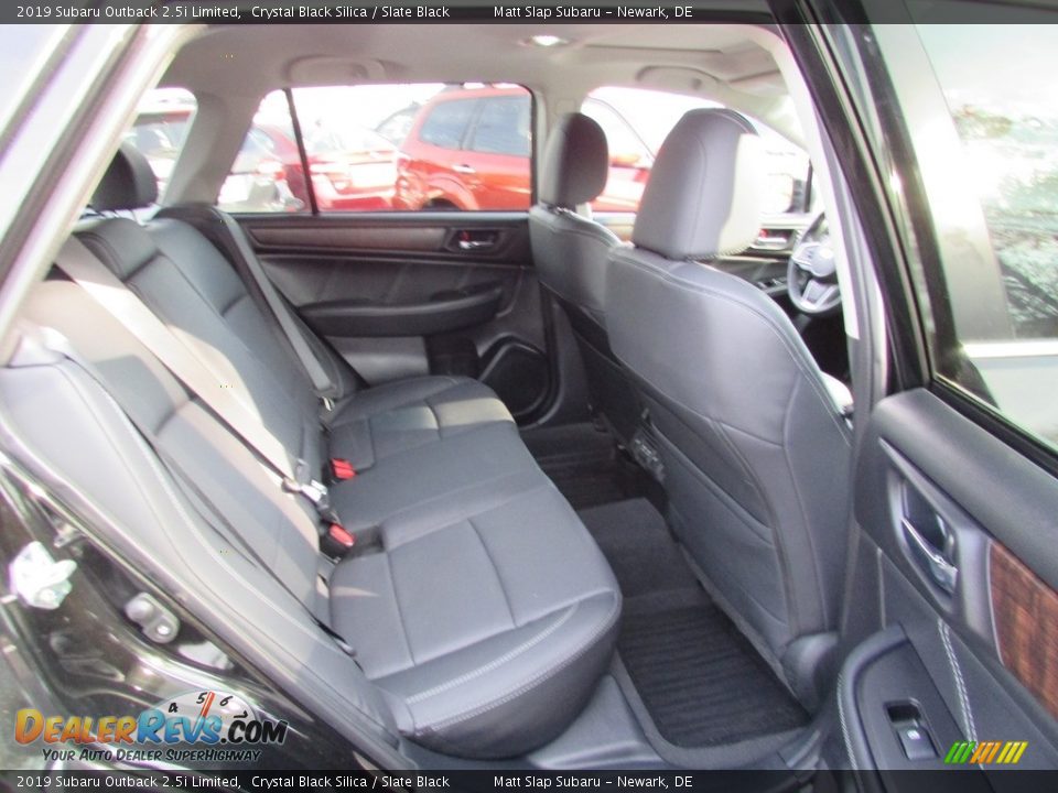 2019 Subaru Outback 2.5i Limited Crystal Black Silica / Slate Black Photo #19