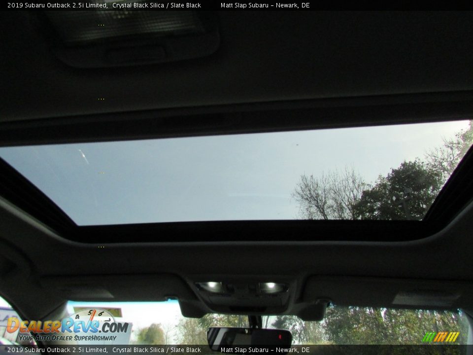 2019 Subaru Outback 2.5i Limited Crystal Black Silica / Slate Black Photo #21