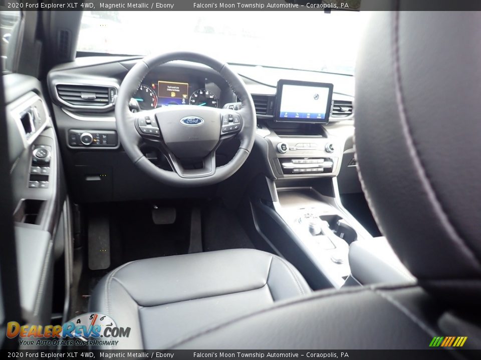 2020 Ford Explorer XLT 4WD Magnetic Metallic / Ebony Photo #10