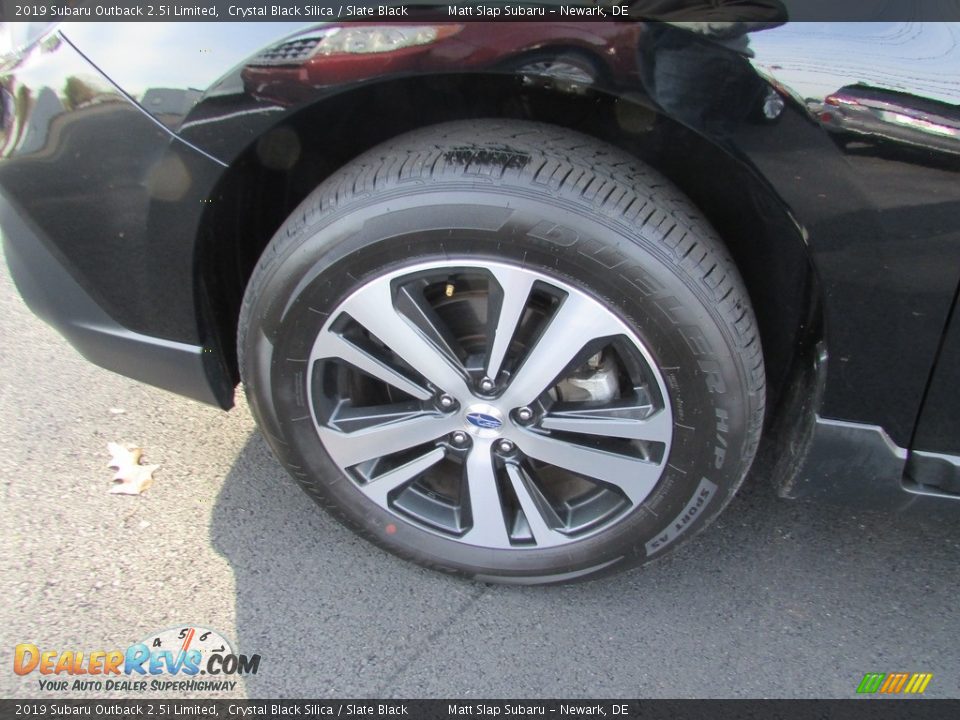 2019 Subaru Outback 2.5i Limited Crystal Black Silica / Slate Black Photo #23