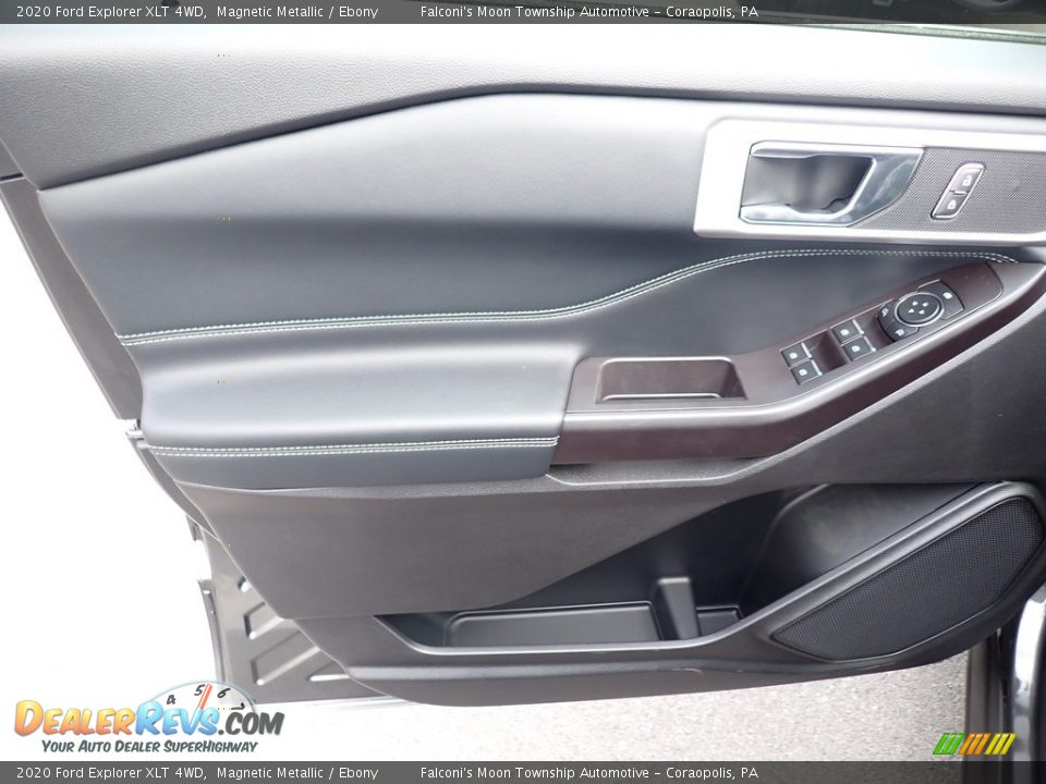 2020 Ford Explorer XLT 4WD Magnetic Metallic / Ebony Photo #11