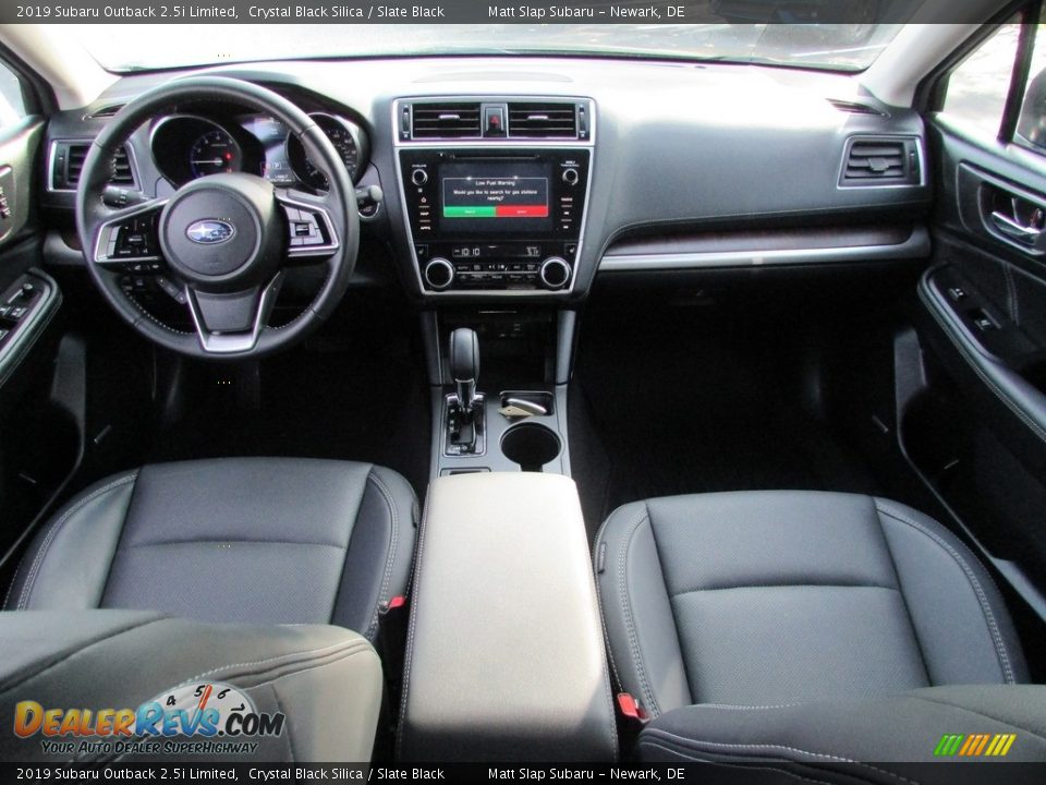 2019 Subaru Outback 2.5i Limited Crystal Black Silica / Slate Black Photo #25