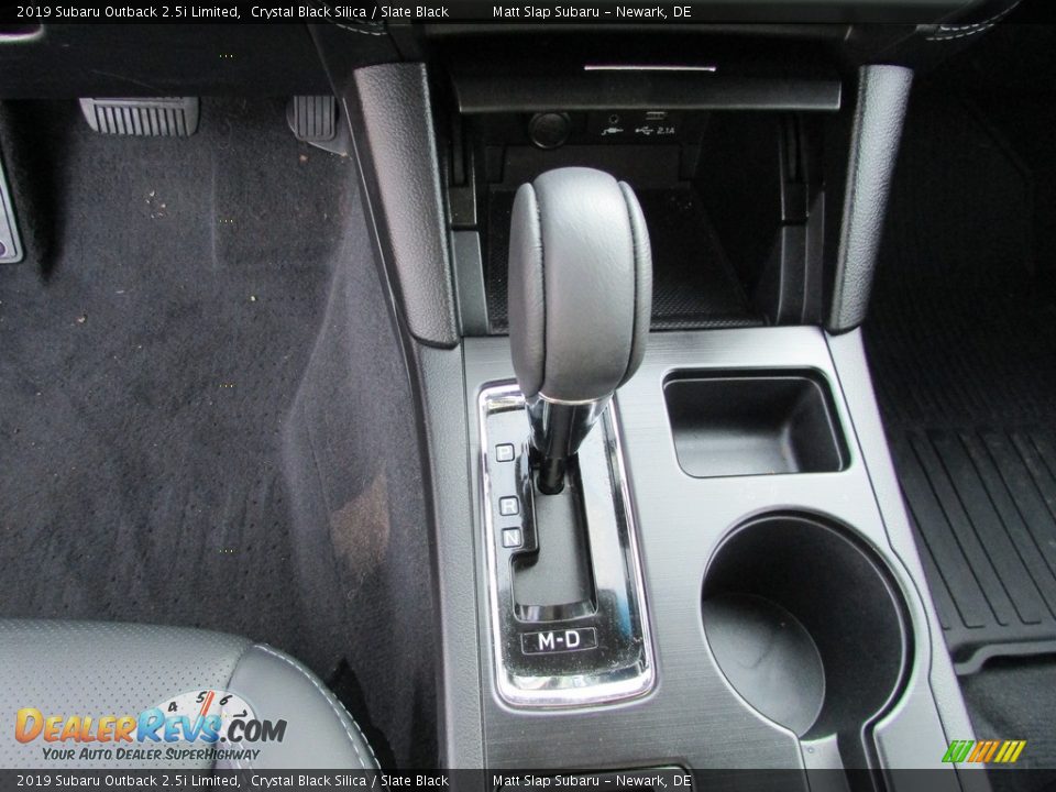 2019 Subaru Outback 2.5i Limited Crystal Black Silica / Slate Black Photo #27