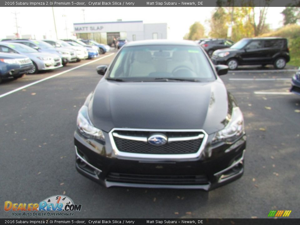 2016 Subaru Impreza 2.0i Premium 5-door Crystal Black Silica / Ivory Photo #3