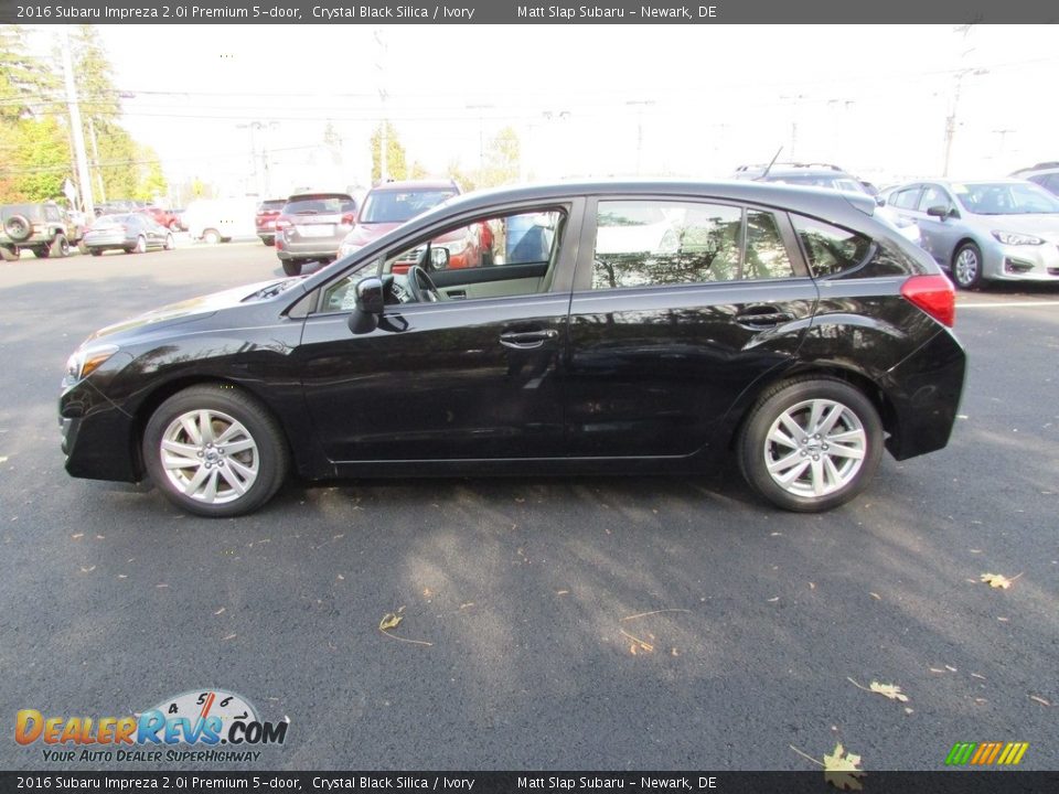 2016 Subaru Impreza 2.0i Premium 5-door Crystal Black Silica / Ivory Photo #9
