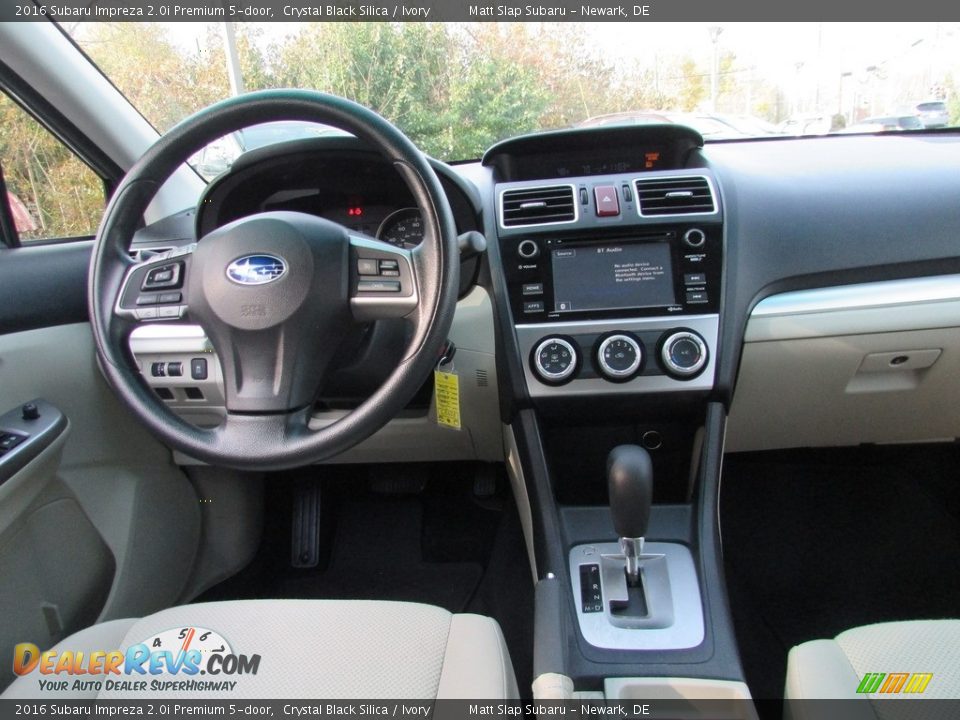 2016 Subaru Impreza 2.0i Premium 5-door Crystal Black Silica / Ivory Photo #10