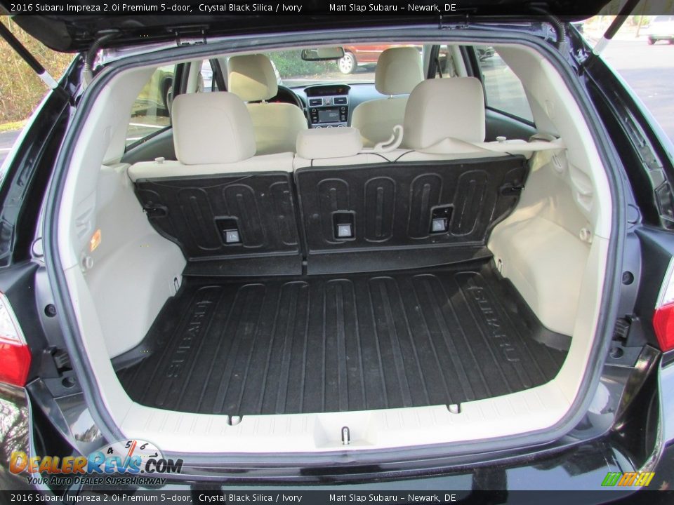 2016 Subaru Impreza 2.0i Premium 5-door Crystal Black Silica / Ivory Photo #20