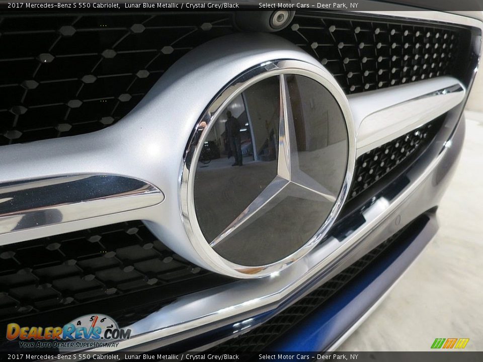 2017 Mercedes-Benz S 550 Cabriolet Lunar Blue Metallic / Crystal Grey/Black Photo #15