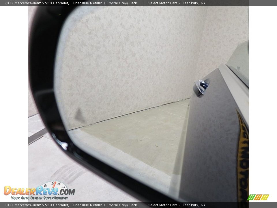 2017 Mercedes-Benz S 550 Cabriolet Lunar Blue Metallic / Crystal Grey/Black Photo #16