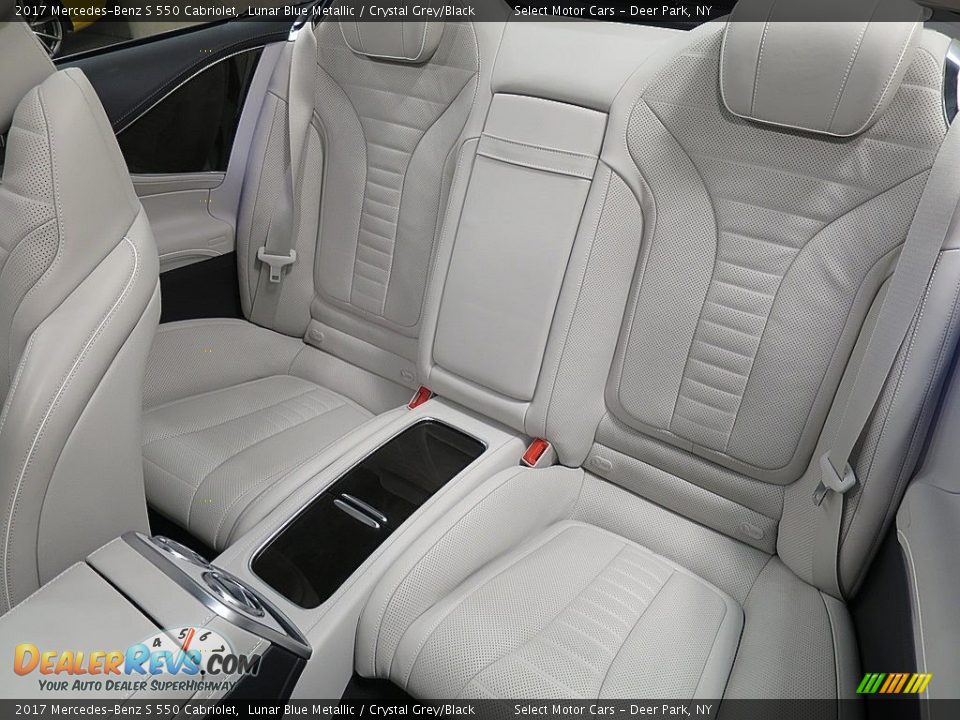 Rear Seat of 2017 Mercedes-Benz S 550 Cabriolet Photo #22