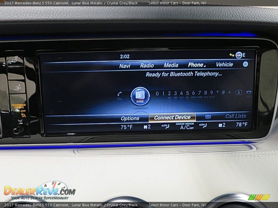 Controls of 2017 Mercedes-Benz S 550 Cabriolet Photo #30