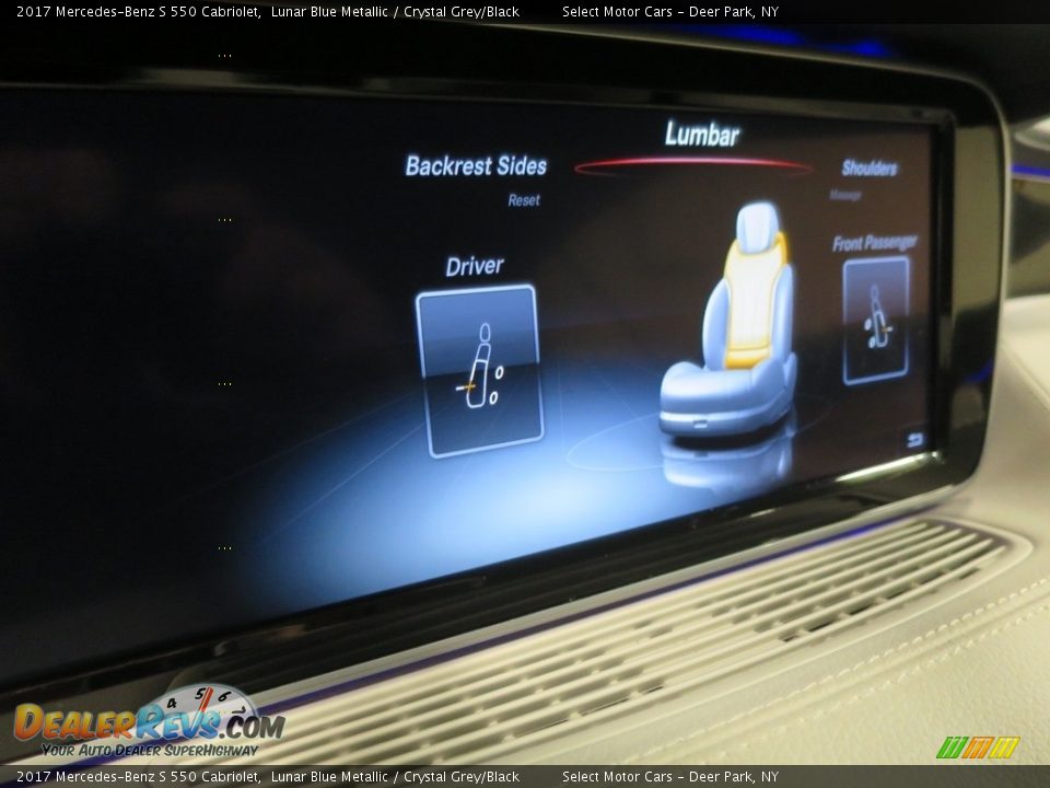 Controls of 2017 Mercedes-Benz S 550 Cabriolet Photo #35
