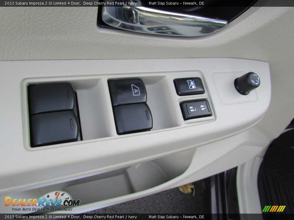 2013 Subaru Impreza 2.0i Limited 4 Door Deep Cherry Red Pearl / Ivory Photo #15