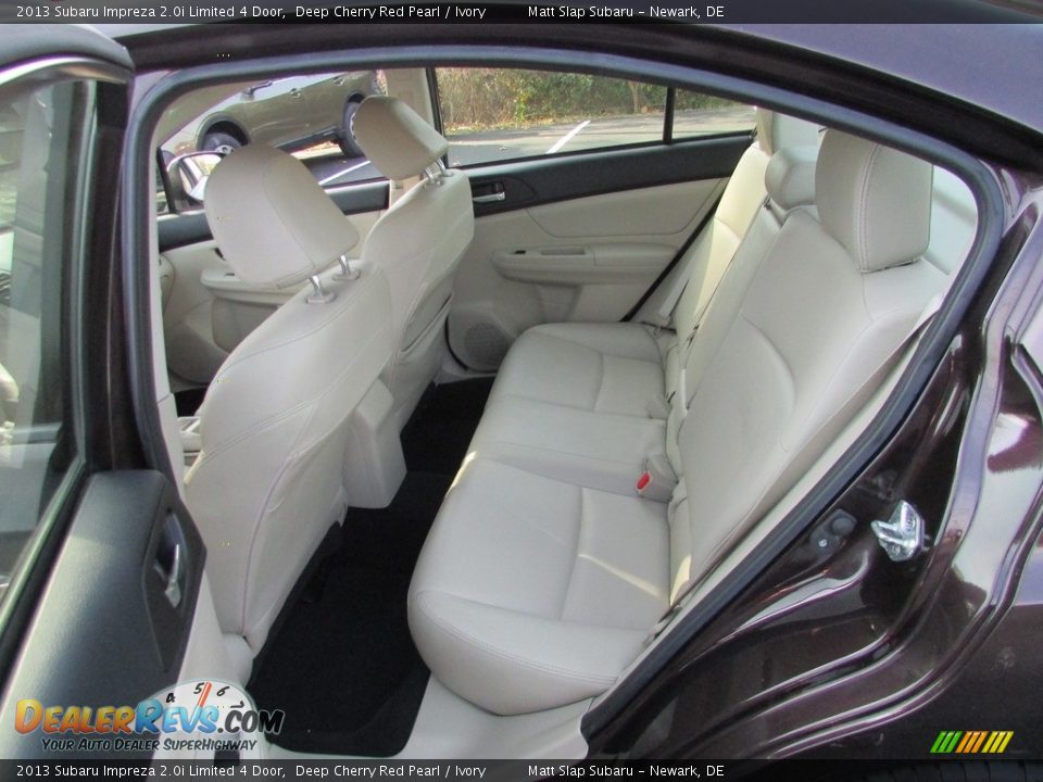 2013 Subaru Impreza 2.0i Limited 4 Door Deep Cherry Red Pearl / Ivory Photo #22