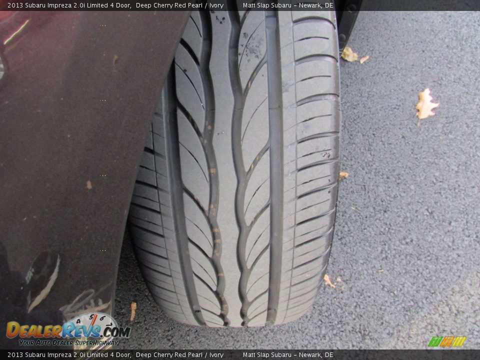 2013 Subaru Impreza 2.0i Limited 4 Door Deep Cherry Red Pearl / Ivory Photo #24