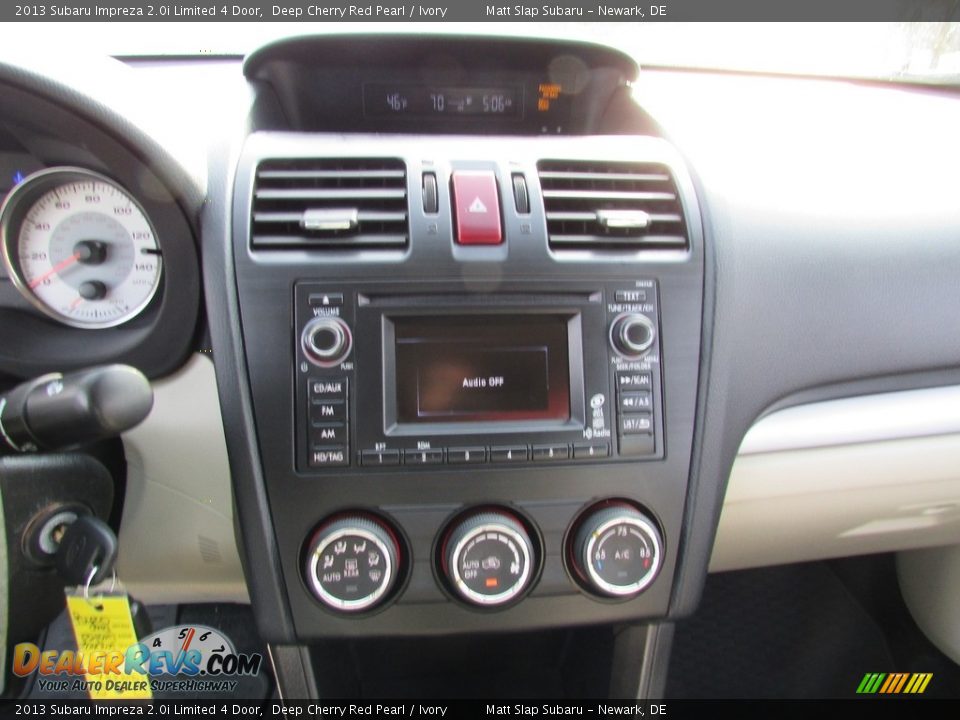 2013 Subaru Impreza 2.0i Limited 4 Door Deep Cherry Red Pearl / Ivory Photo #26