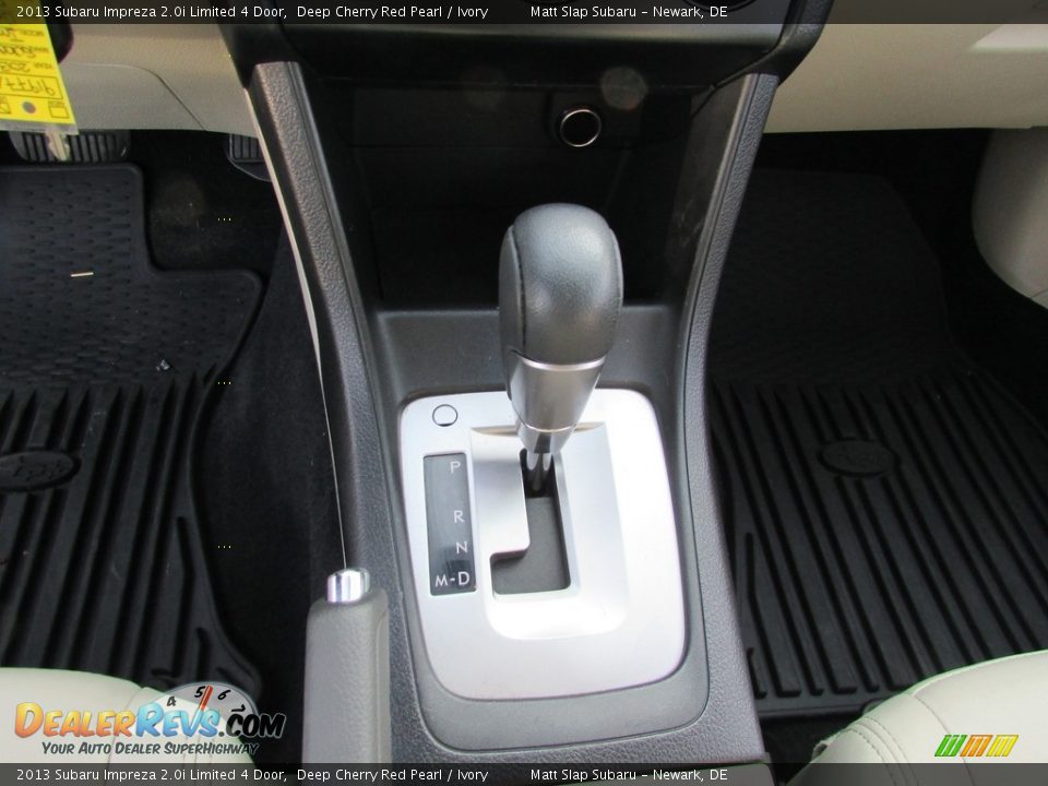 2013 Subaru Impreza 2.0i Limited 4 Door Deep Cherry Red Pearl / Ivory Photo #27