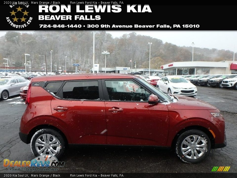 2020 Kia Soul LX Mars Orange / Black Photo #1