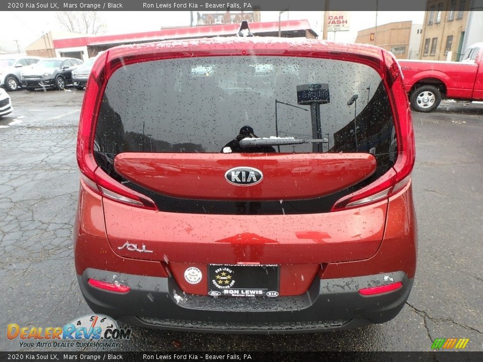 2020 Kia Soul LX Mars Orange / Black Photo #3