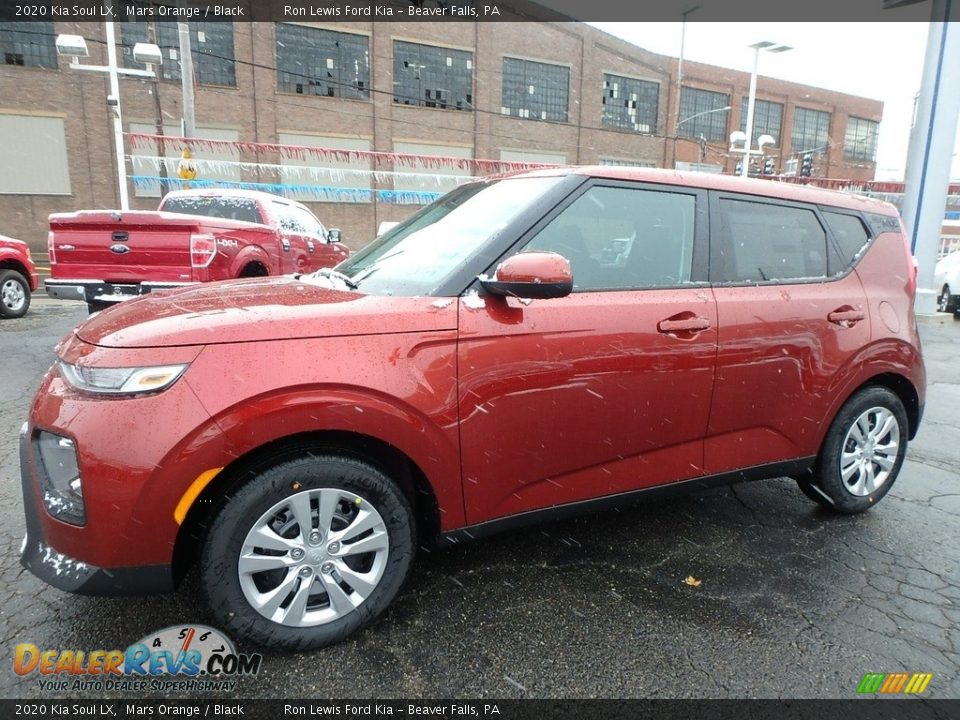 2020 Kia Soul LX Mars Orange / Black Photo #7