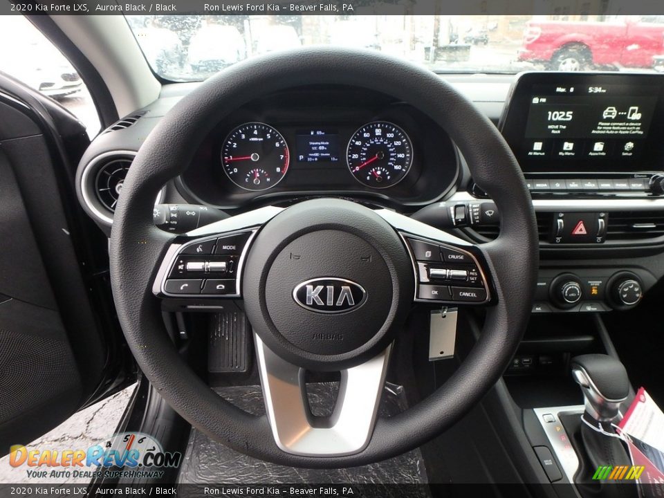 2020 Kia Forte LXS Aurora Black / Black Photo #17