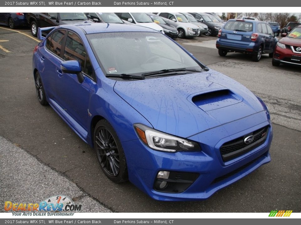 2017 Subaru WRX STI WR Blue Pearl / Carbon Black Photo #3