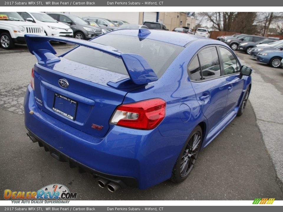 2017 Subaru WRX STI WR Blue Pearl / Carbon Black Photo #5