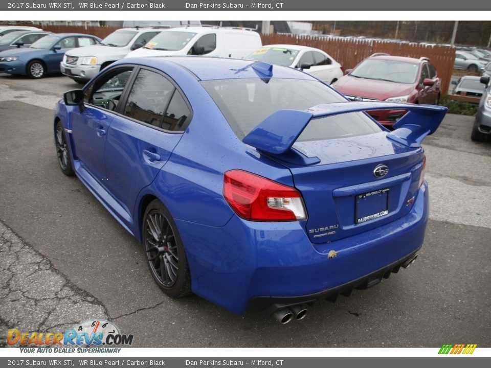 2017 Subaru WRX STI WR Blue Pearl / Carbon Black Photo #7