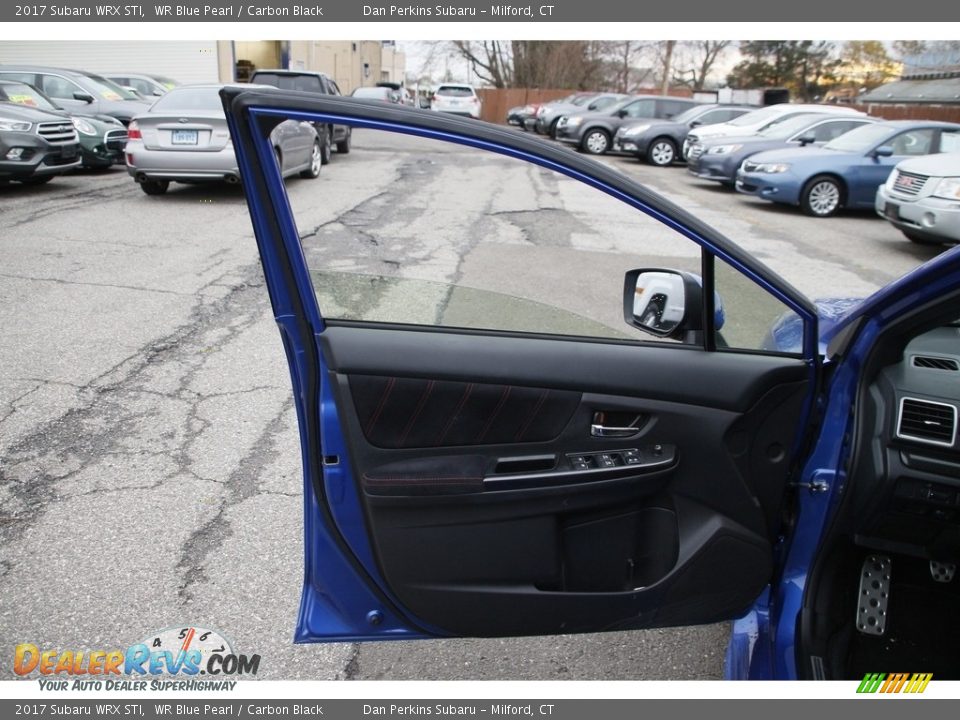 2017 Subaru WRX STI WR Blue Pearl / Carbon Black Photo #9