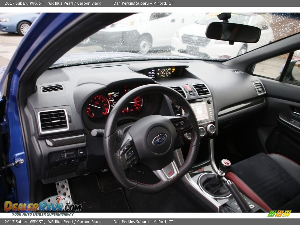 2017 Subaru WRX STI WR Blue Pearl / Carbon Black Photo #10