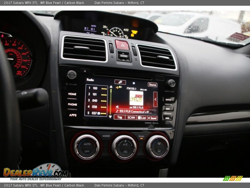 2017 Subaru WRX STI WR Blue Pearl / Carbon Black Photo #17