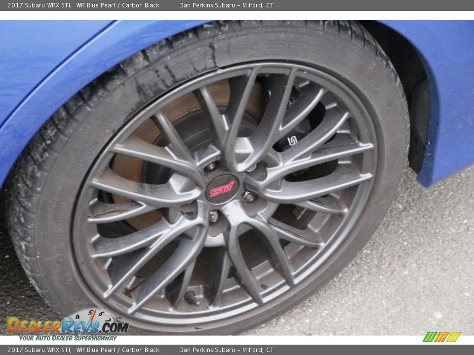 2017 Subaru WRX STI WR Blue Pearl / Carbon Black Photo #23