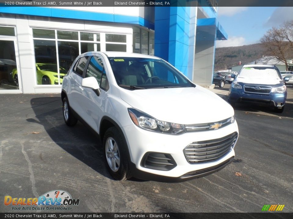 2020 Chevrolet Trax LS AWD Summit White / Jet Black Photo #3