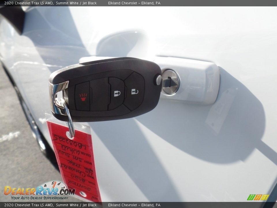 2020 Chevrolet Trax LS AWD Summit White / Jet Black Photo #11